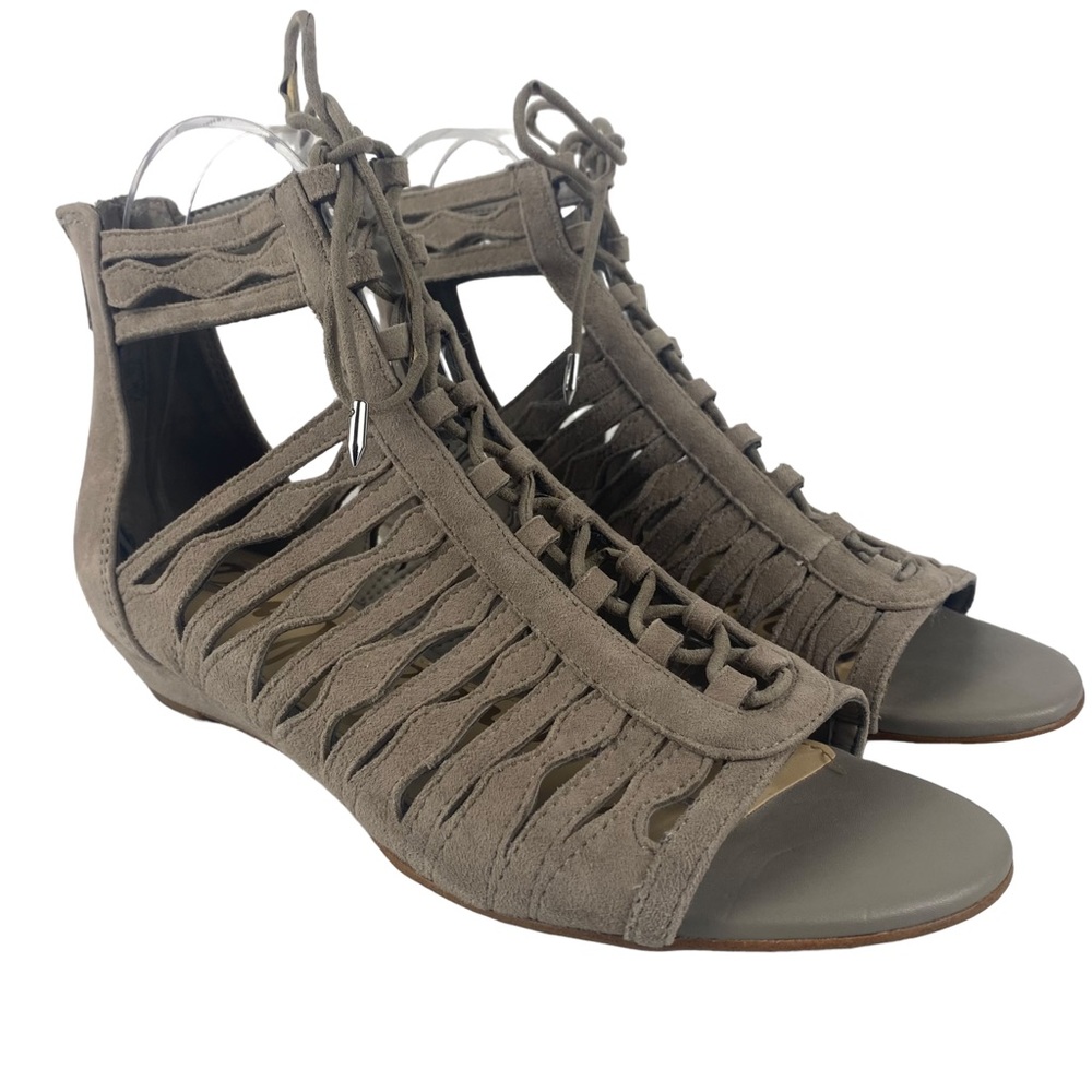 Sam Edelman Womens Daleece Lace Up Strappy Suede Gladiator Sandal - Size 7.5